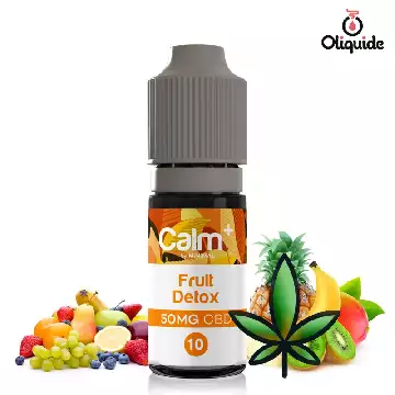Fruit Detox CBD de la collection Calm+ E-Liquide CBD 